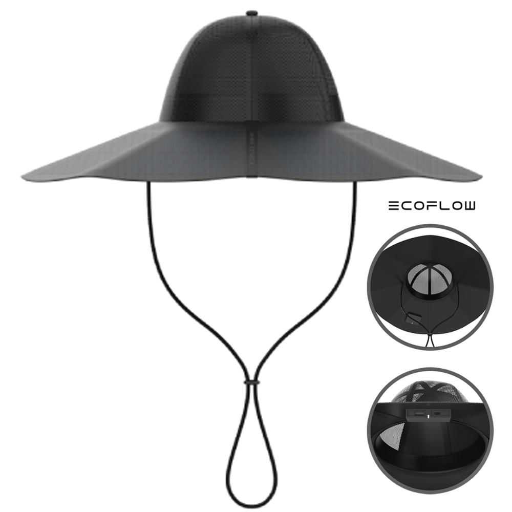 Sombrero con Cargador Solar ECOFLOW EF-Fold-P012-PH
