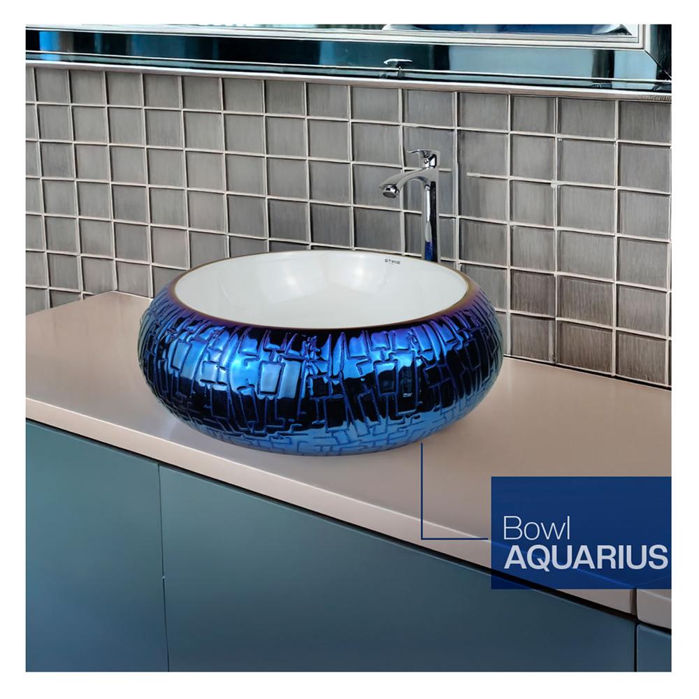 Bowl Redondo Aquarius Azul - Stone