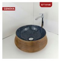 Bowl Redondo Genova Black - Stone