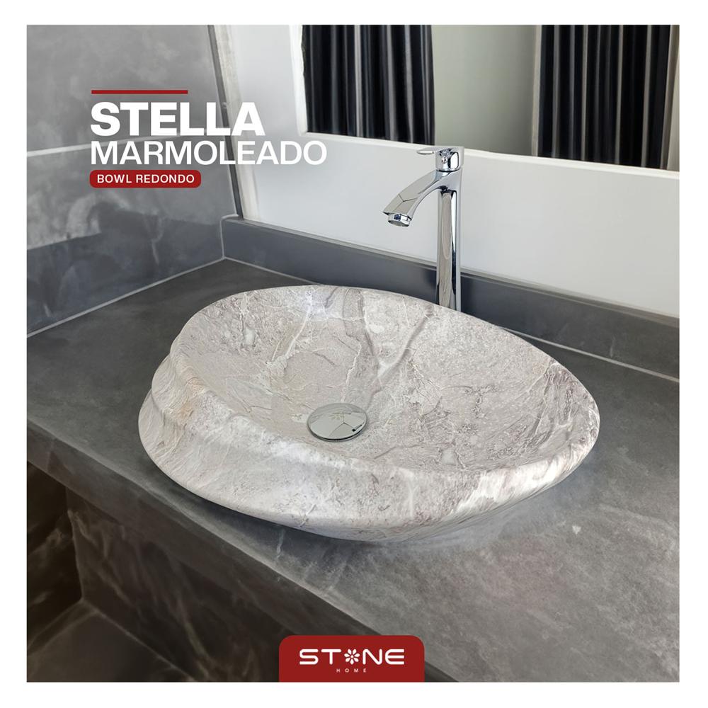Bowl Redondo Stella Marmoleado - Stone