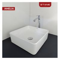 Bowl Cuadrado Amelia Blanco - Stone