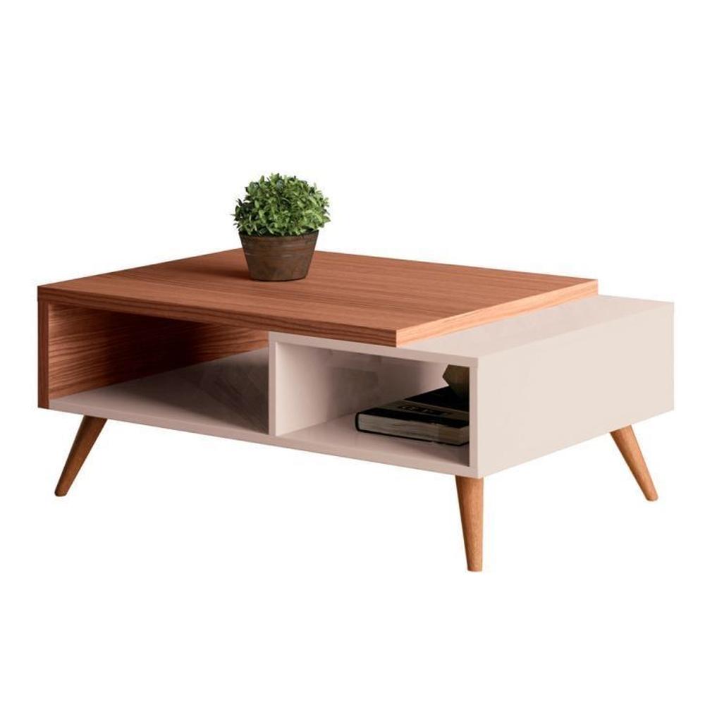 Mesa de Centro Mirian - Marrón y Beige