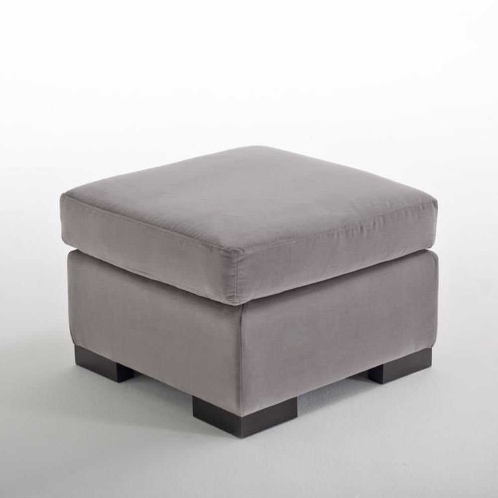 Puf Tom Ford Rectangular - Gris Claro