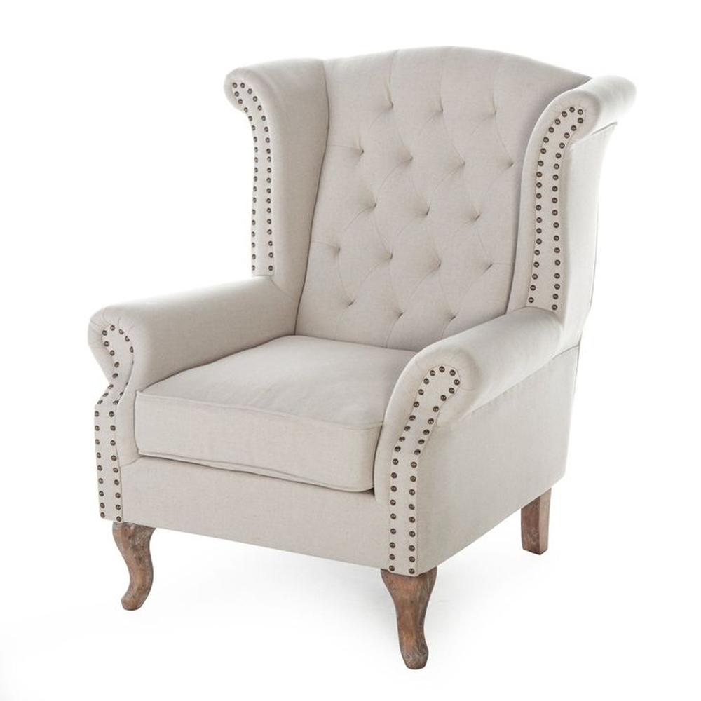 Butaca Gala Capitone Vintage - Beige