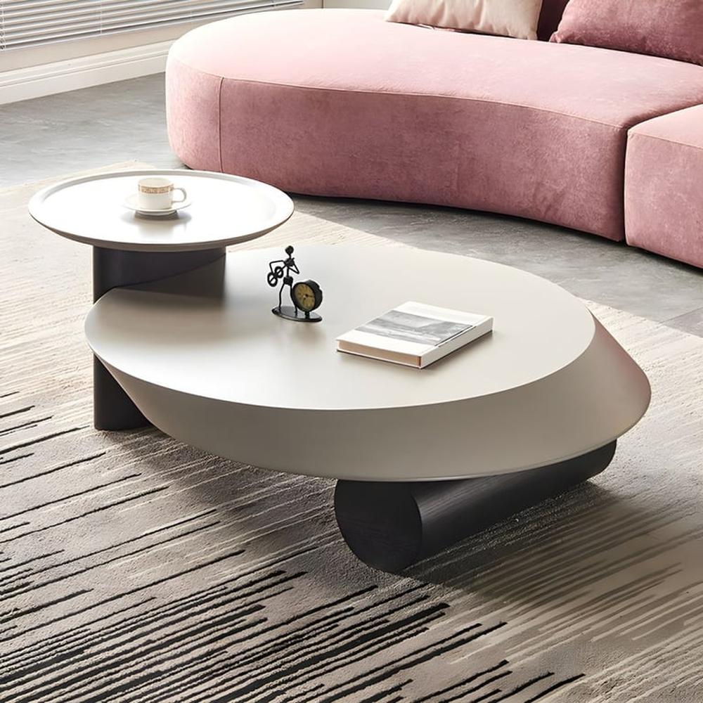 Mesa de Centro Rafael - Marrón y Beige