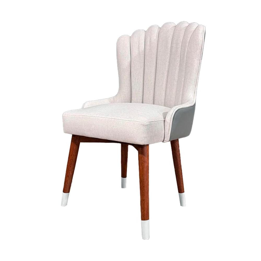 Silla de Comedor Elegance - Gris y Beige