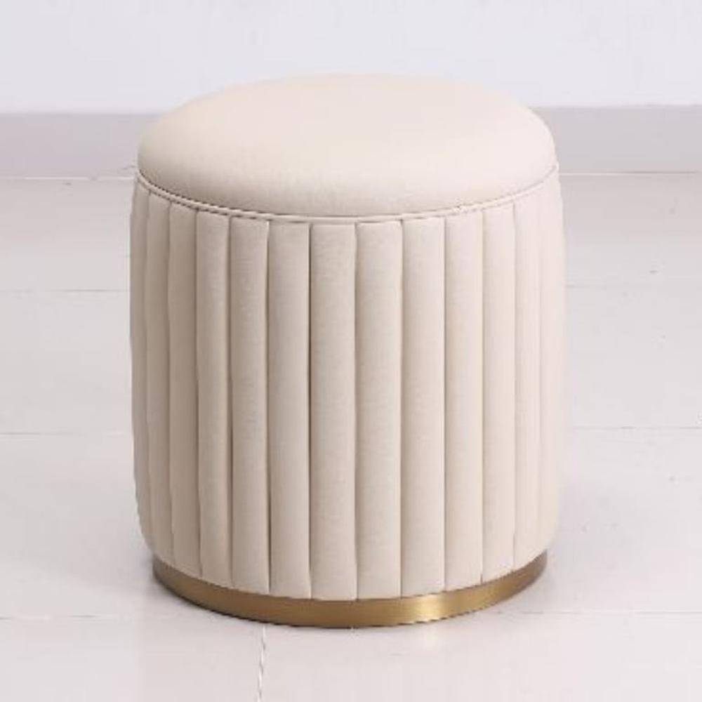 Puff Morat Circular - Beige