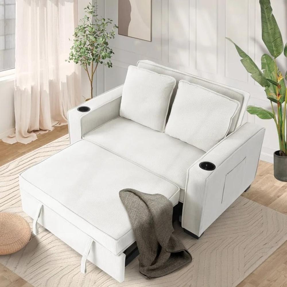 Sofá Cama Yerson 1 plz -Beige Claro