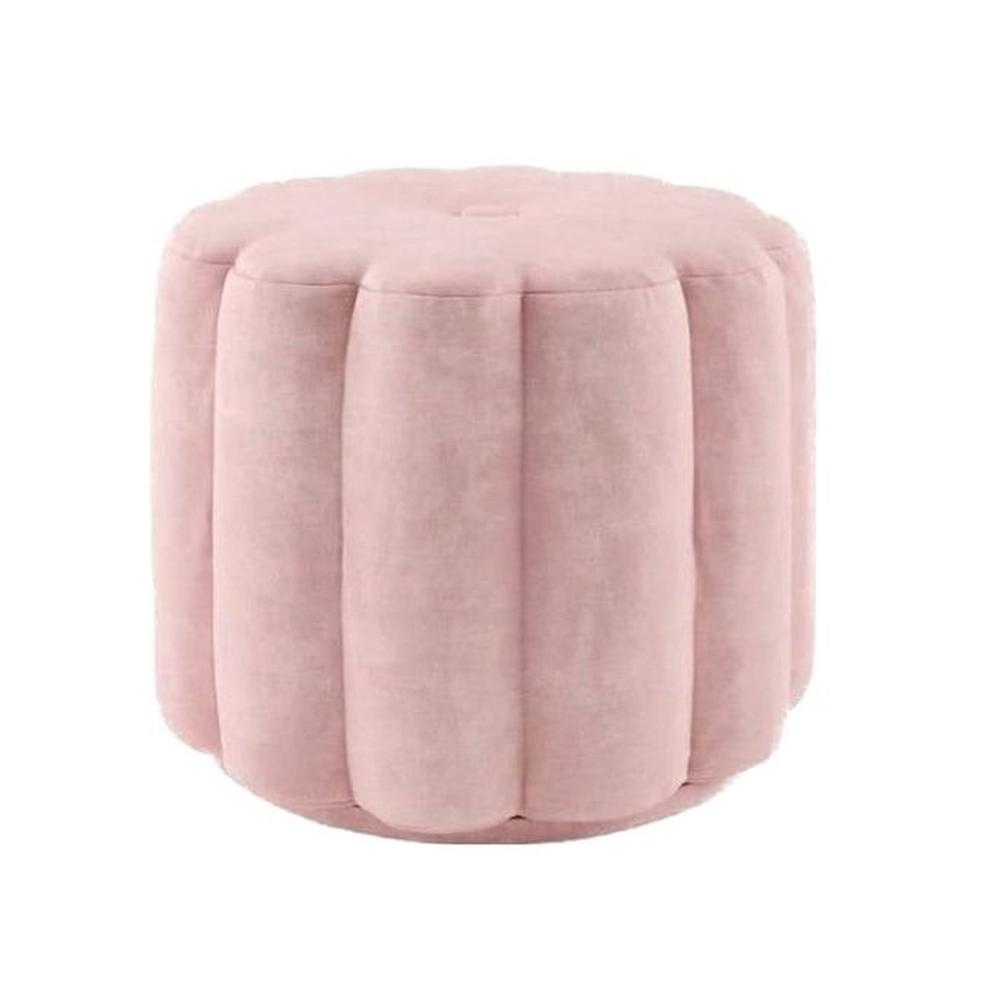 Puff Artemisia Circular - Rosado