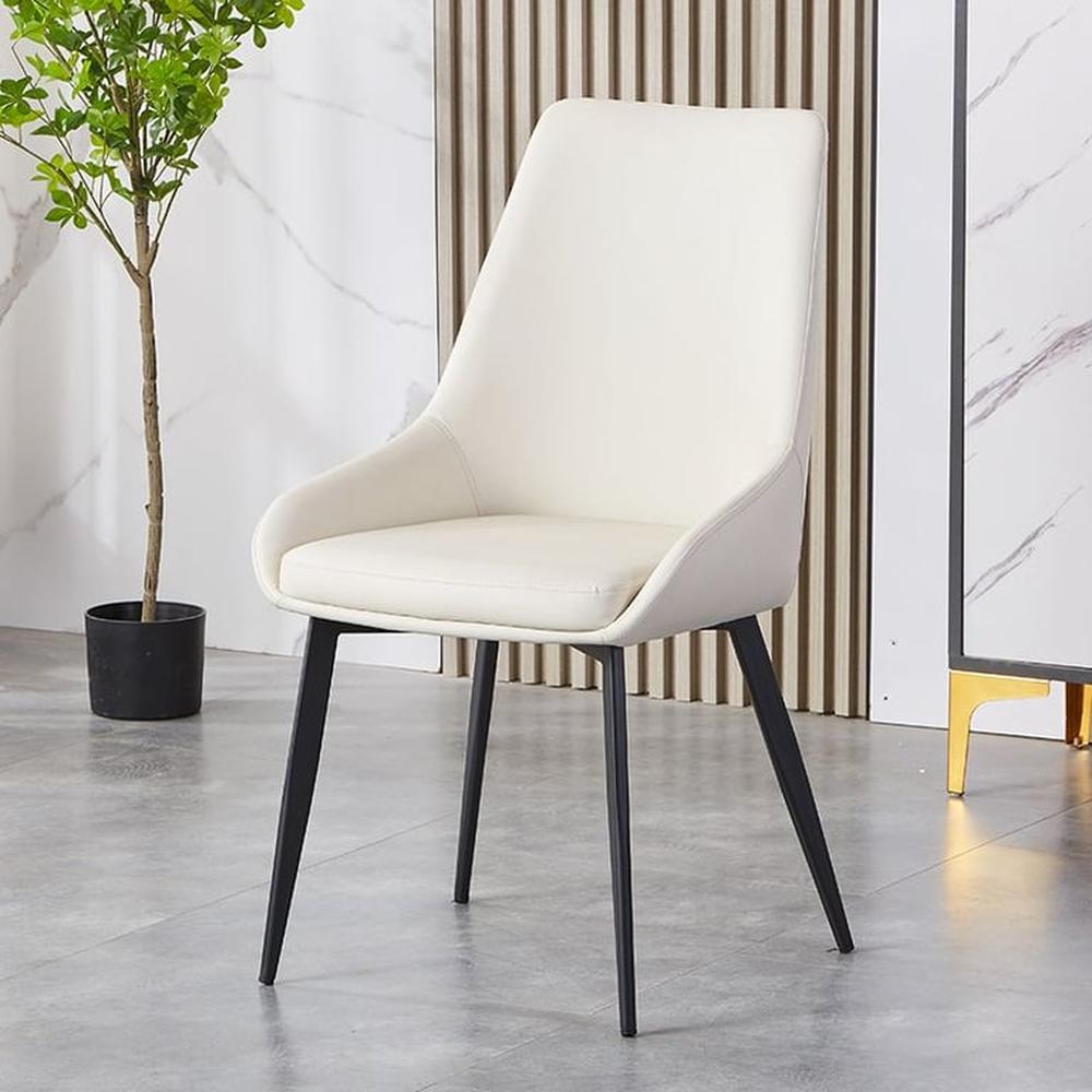 Silla de Comedor Peralta - Negro y Beige