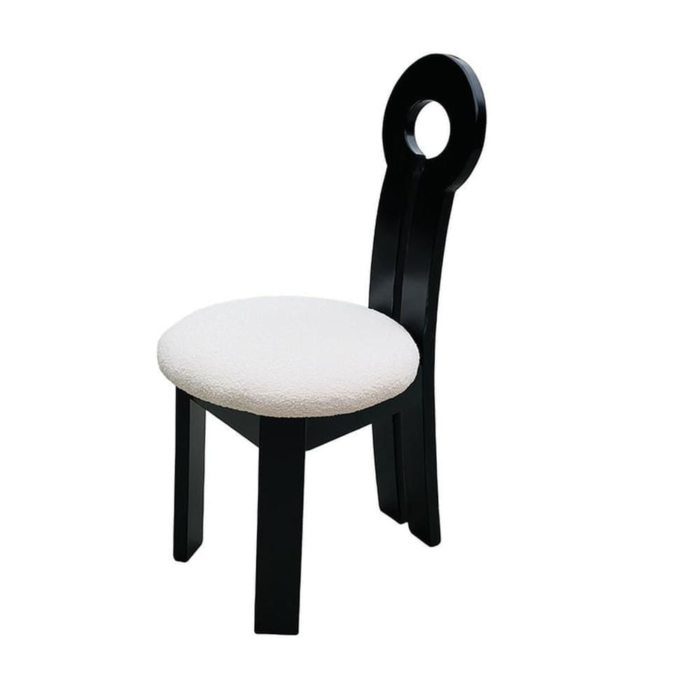 Silla de Comedor Hilton - Negro y Beige