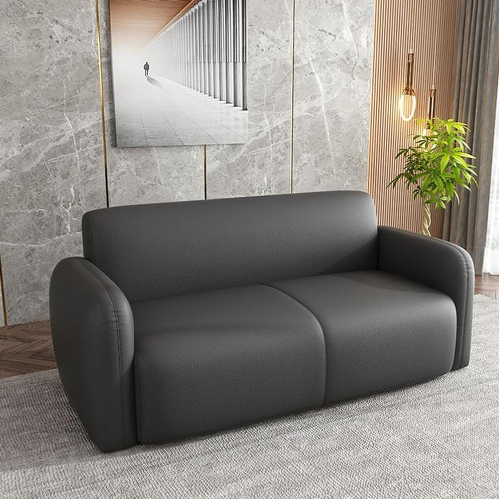 Sofá Lineal Lucca 3 cuerpos - Negro