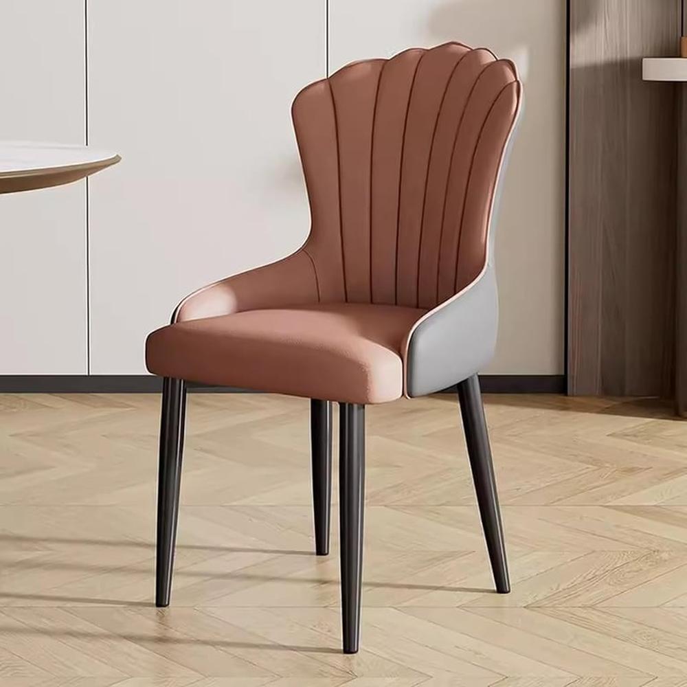 Silla de Comedor Elegance - Gris y Rojo