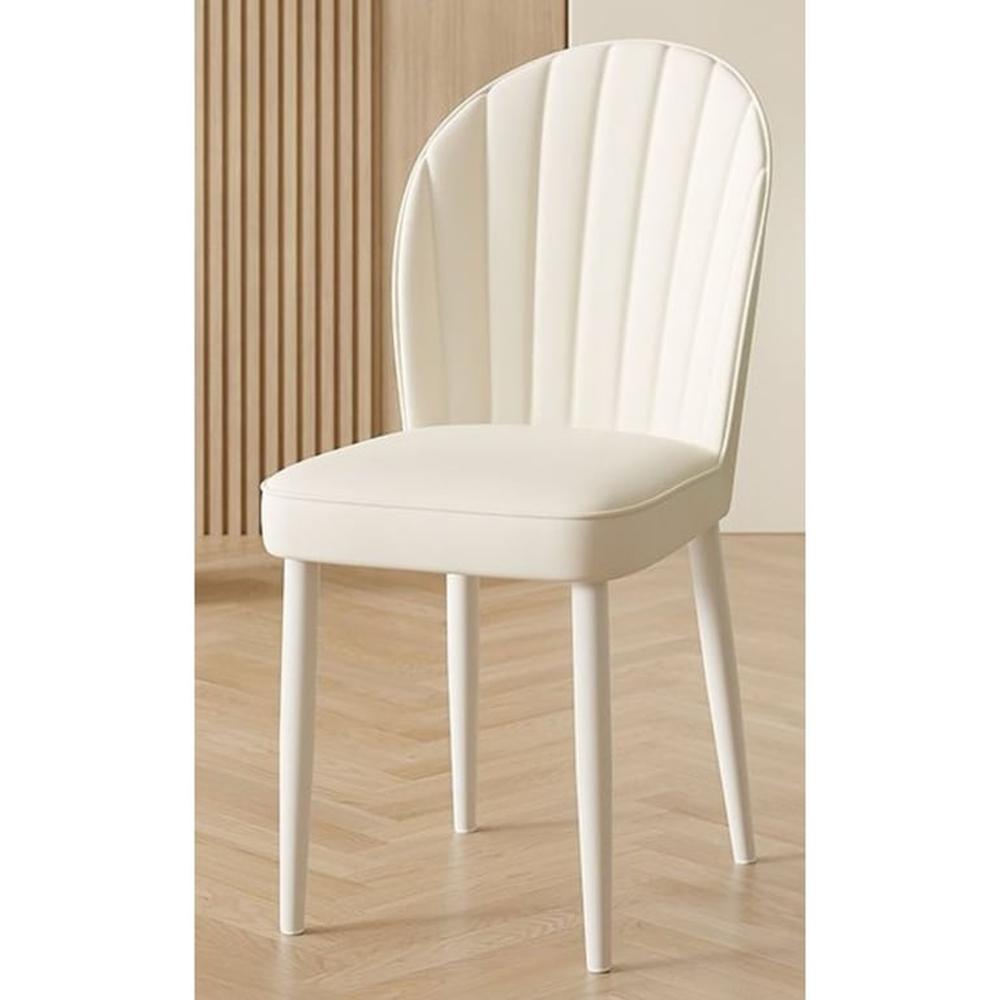Silla de Comedor Arlin - Beige y Blanco