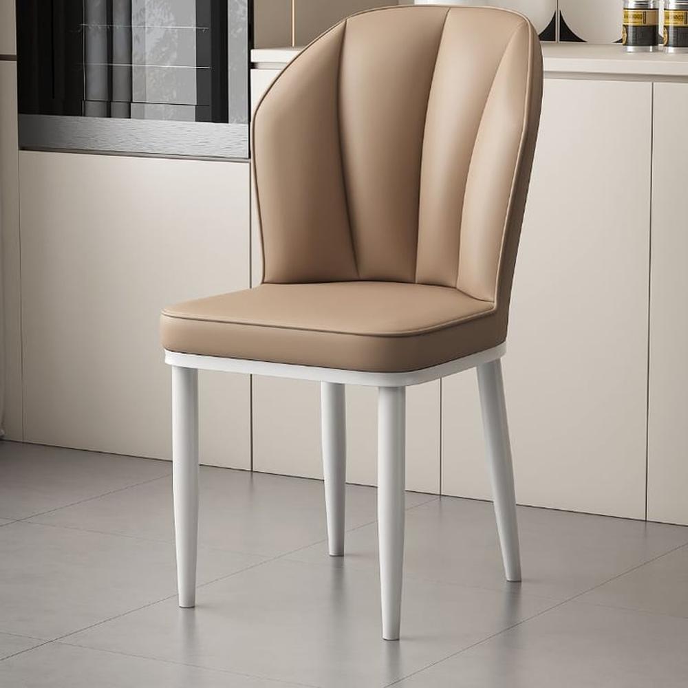 Silla de Comedor Winston - Marrón y Blanco