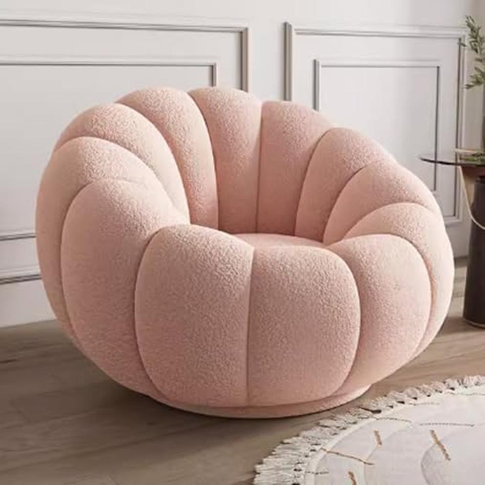 Butaca Giratoria Francisca Vintage - Rosado