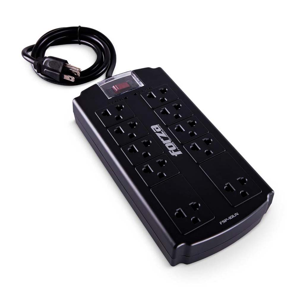 Supresor Forza 10 tomas Nema 1080JOULES FSP10UN Forza