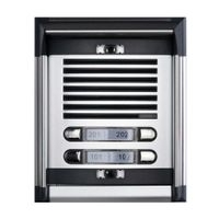Portero Digital de Aluminio Belcom Modelo P/empotrar 4 Ptos Pe0704 Plata