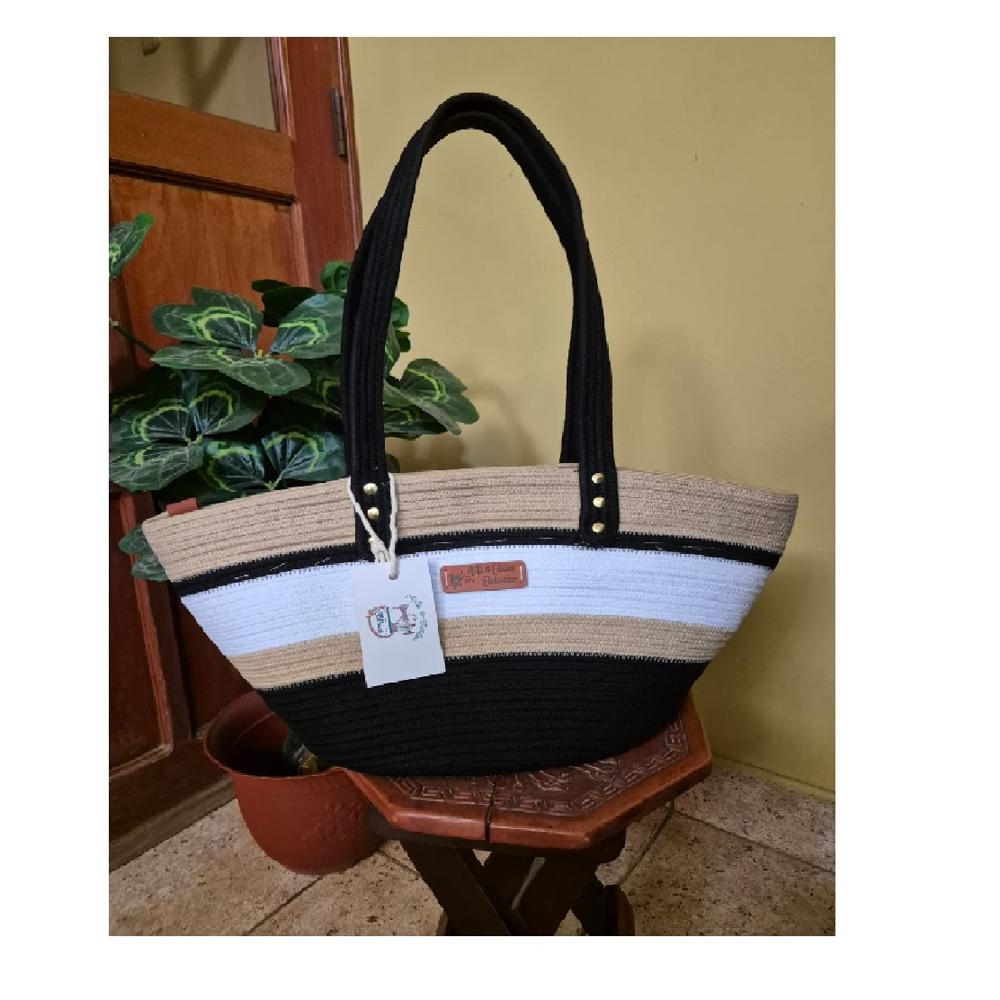 Cartera Tejida Claudia color Muticolor PUNTO & ARTE