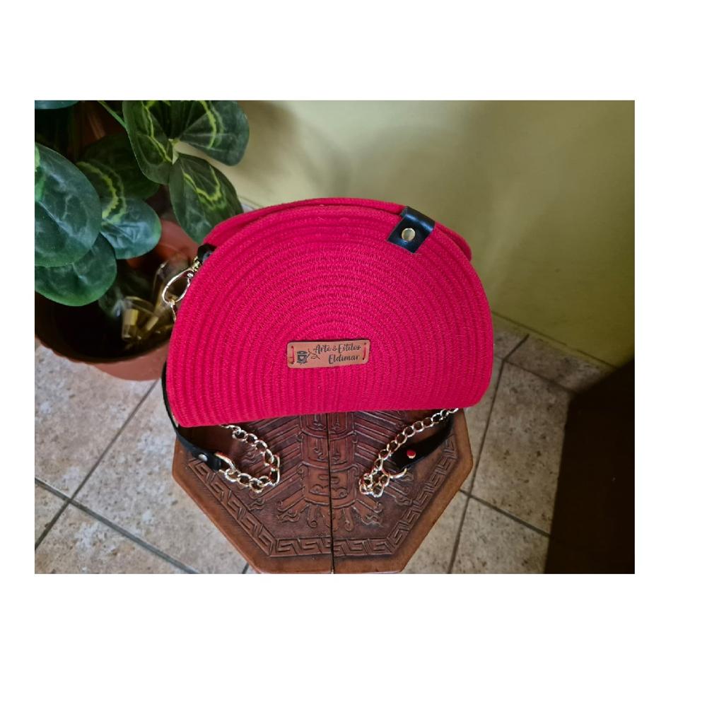 Bolso Tejido Elda color Rojo PUNTO & ARTE