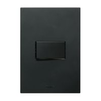 Placa Armada Orange: Conmutador Simple Matte Negro