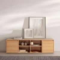 Mueble para TV Moderna Flori 2 Puertas R&R MUEBLES