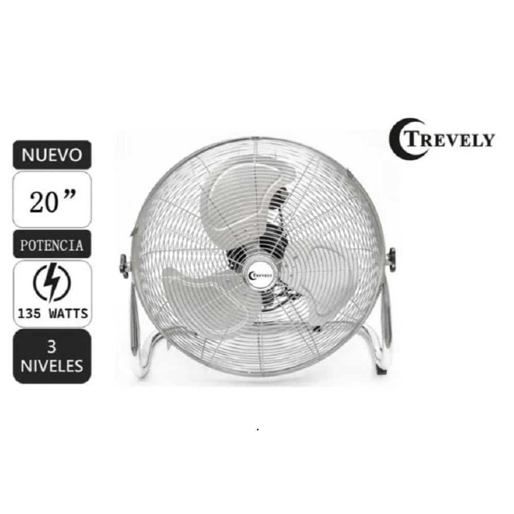 Ventilador Industrial de piso 20"" TREVELY VT-208 - 135W - KEFGVT208
