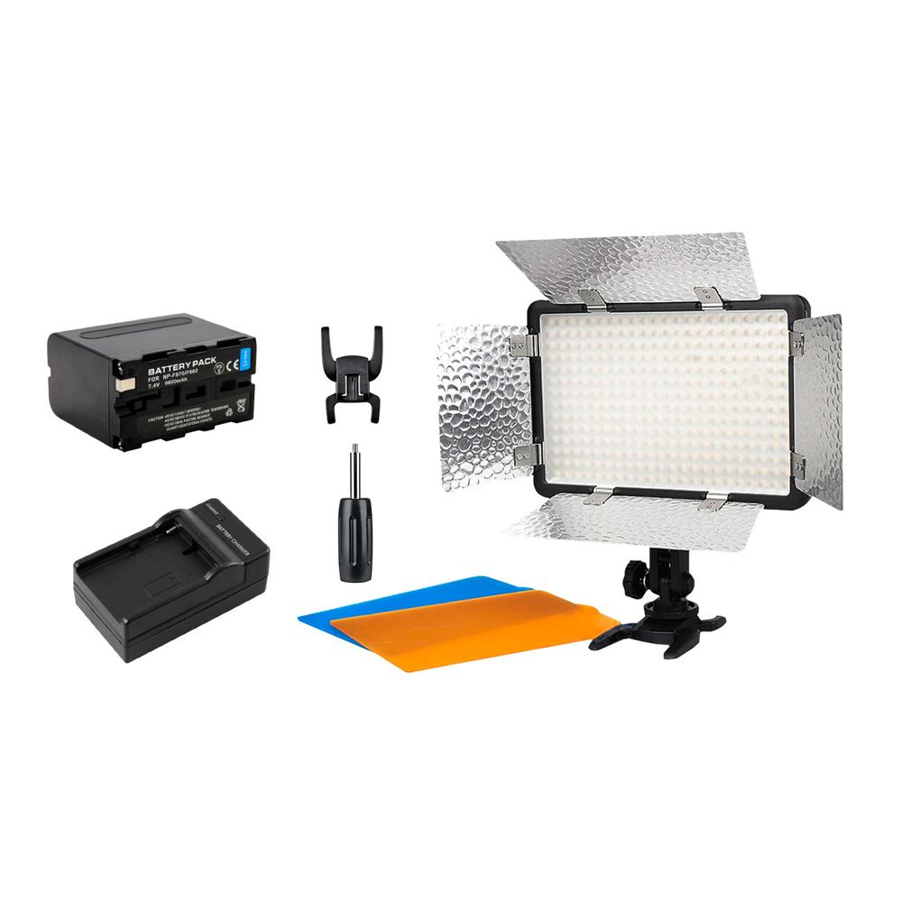 Kit luz Led Godox 308W II portable