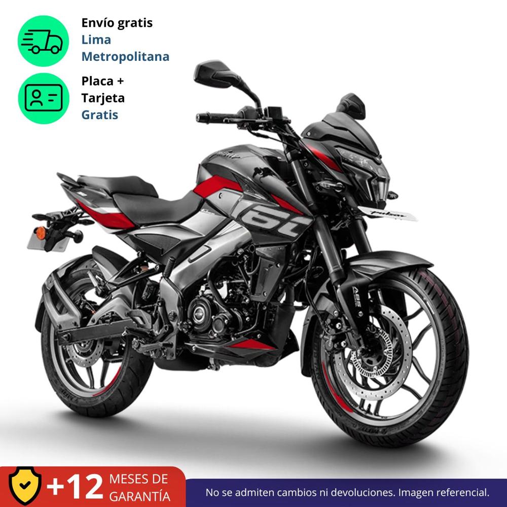 Moto Bajaj Pulsar NS 160 Modelo 2026 Negro Rojo