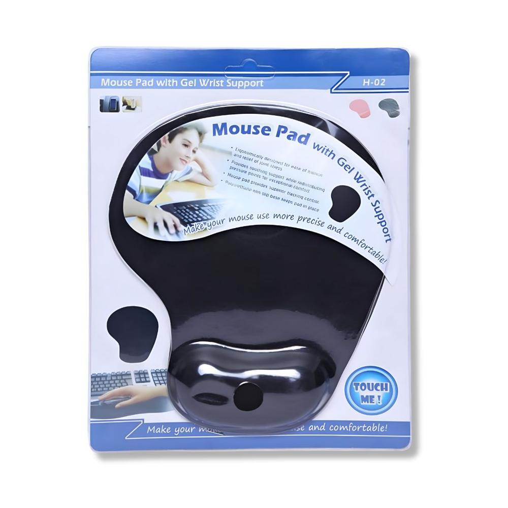 Mouse Pad Base Genérico Con Almohadilla En Gel - NEGRO