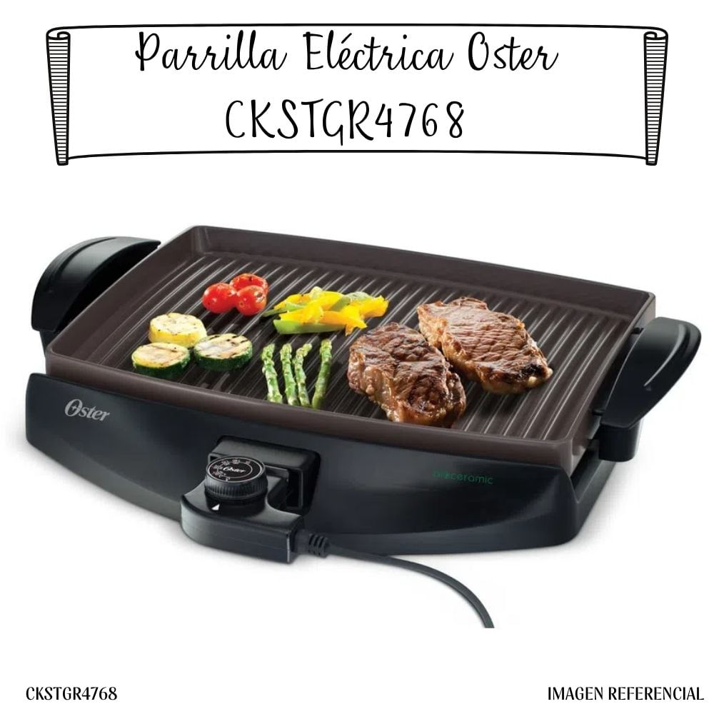 Parrilla Eléctrica Bioceramic Oster - CKSTGR4768