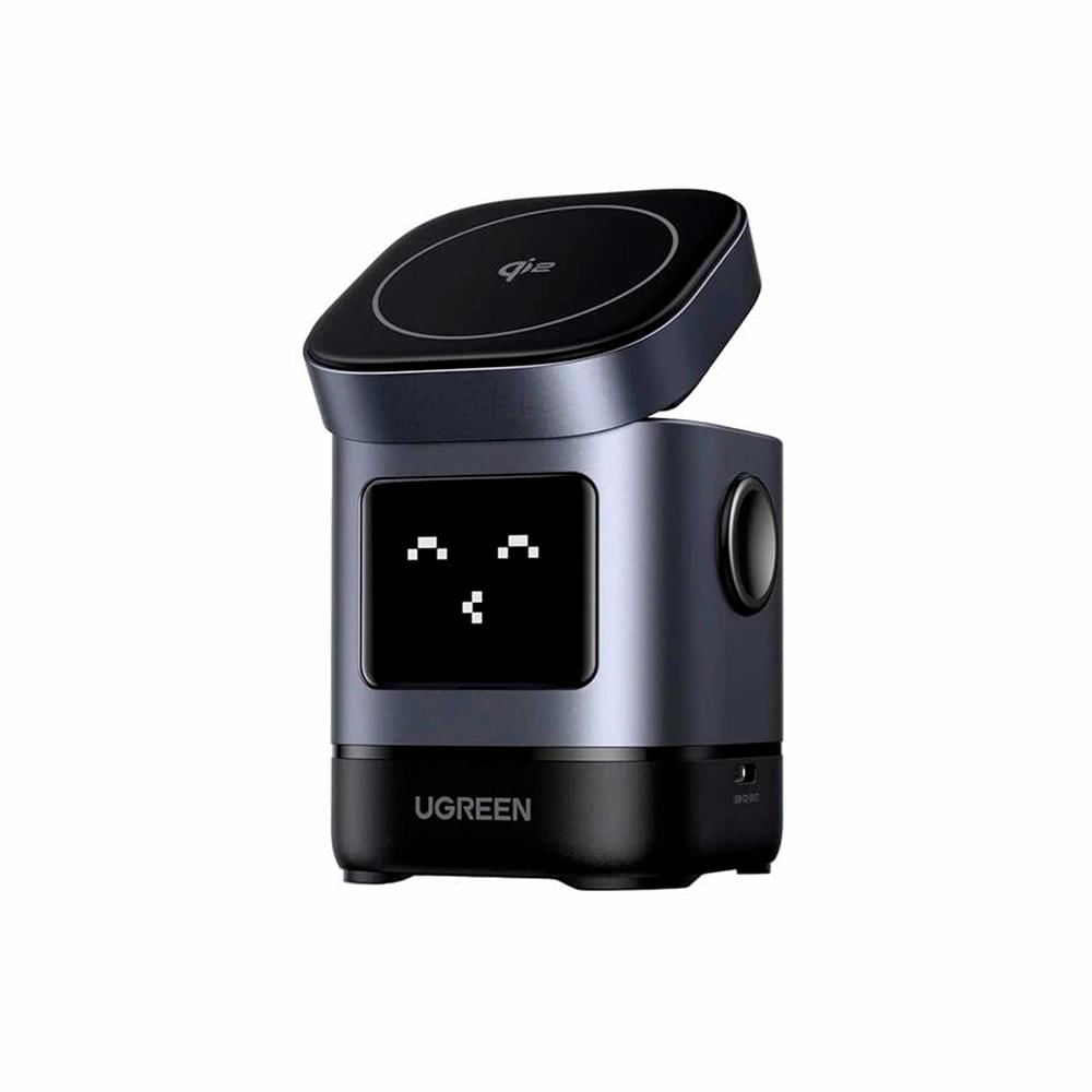 Cargador Inalambrico Ugreen Uno Robot Qi2 Magsafe 2 en 1 15W W709-45775