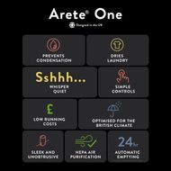  Deshumidificador y purificador de aire Meaco Dry Arete One 20L color blanco