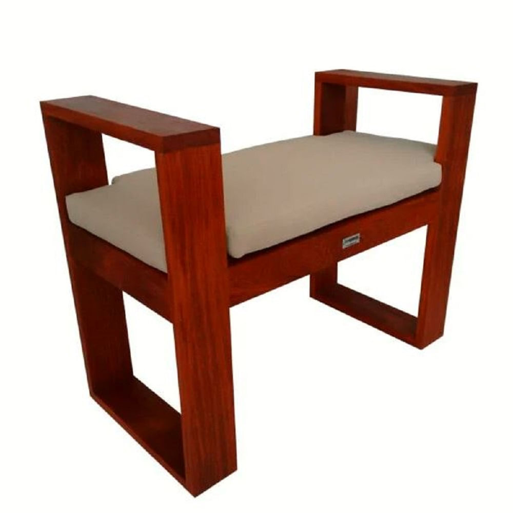 BANQUETA TERRAZA MOBILIARI GAREN MP MICROFIBRA CARAMELO