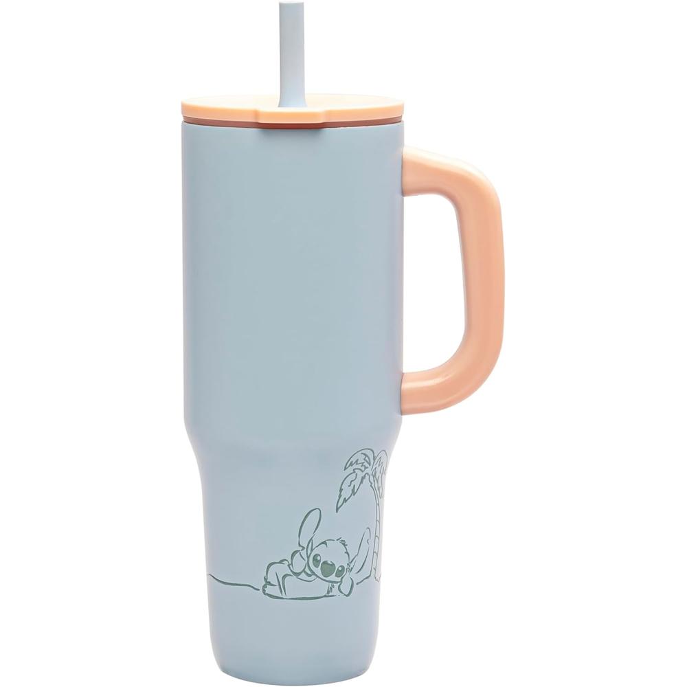 Disney | Vaso de acero inoxidable con diseño de Stitch de 40 OZ