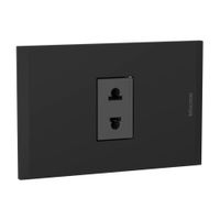 Tomacorriente Universal Bticino Modus 4 AH2112E1ANG Negro