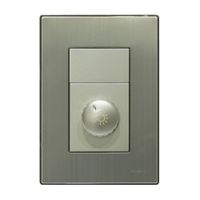 Placa Armada Orange: Interruptor Dimmer Acero Inoxidable