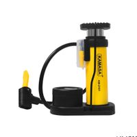 Inflador de pie con manometro 45x180mm Kamasa
