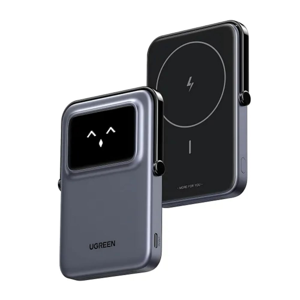 Power Bank UGREEN Magnético 5000mAh – Carga Inalámbrica 7.5W y USB-C 20W