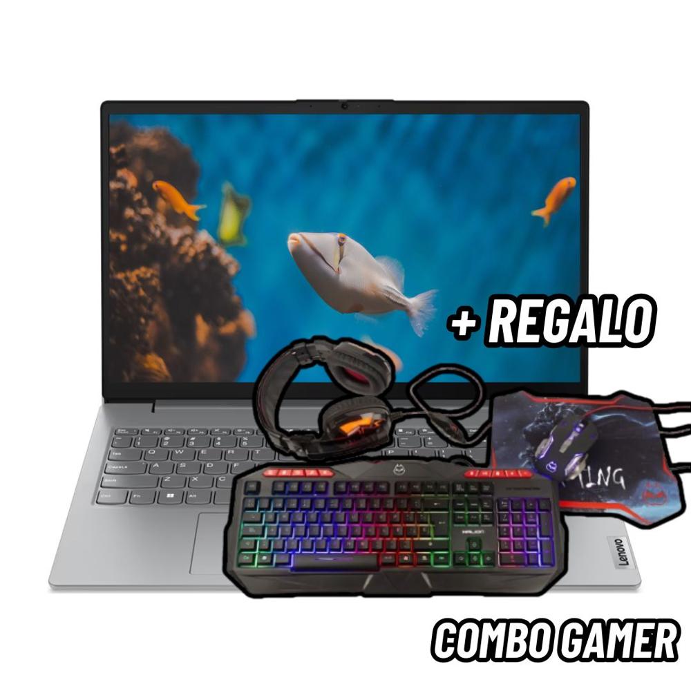 LAPTOP LENOVO V15 G4 AMN 15.6 FHD AMD RYZEN 3 7320U 8GB RAM 256GB SSD + COMBO GAMER