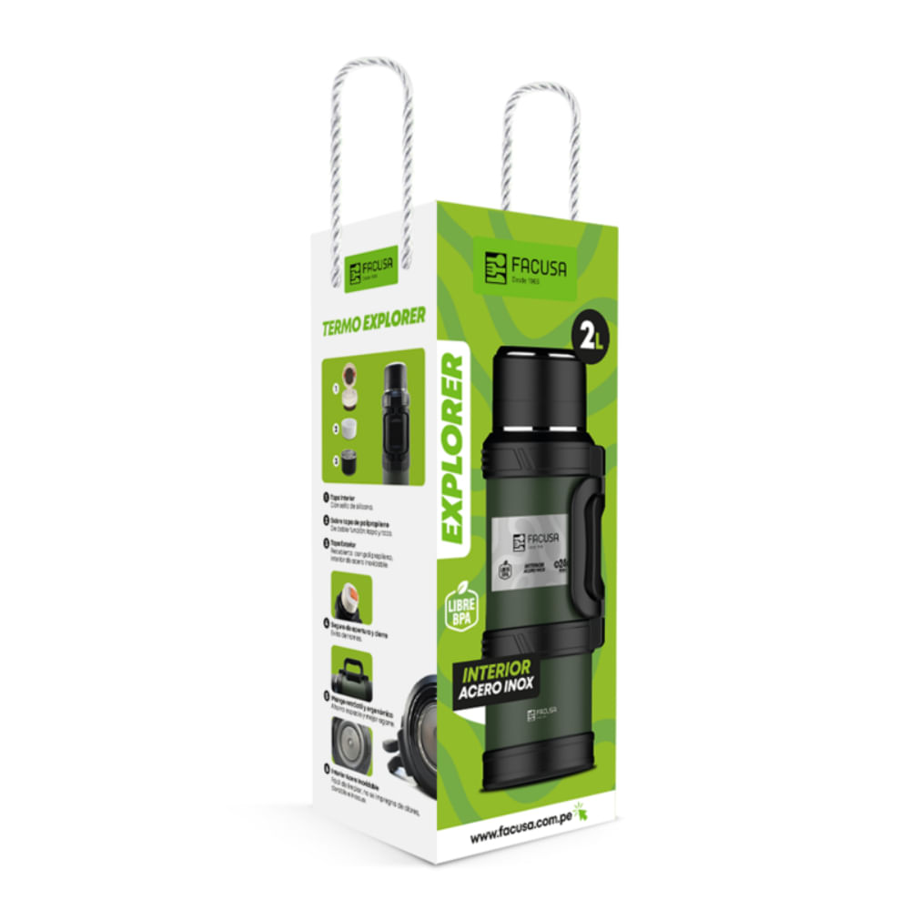 TERMO FACUSA EXPLORER 2.0LT VERDE