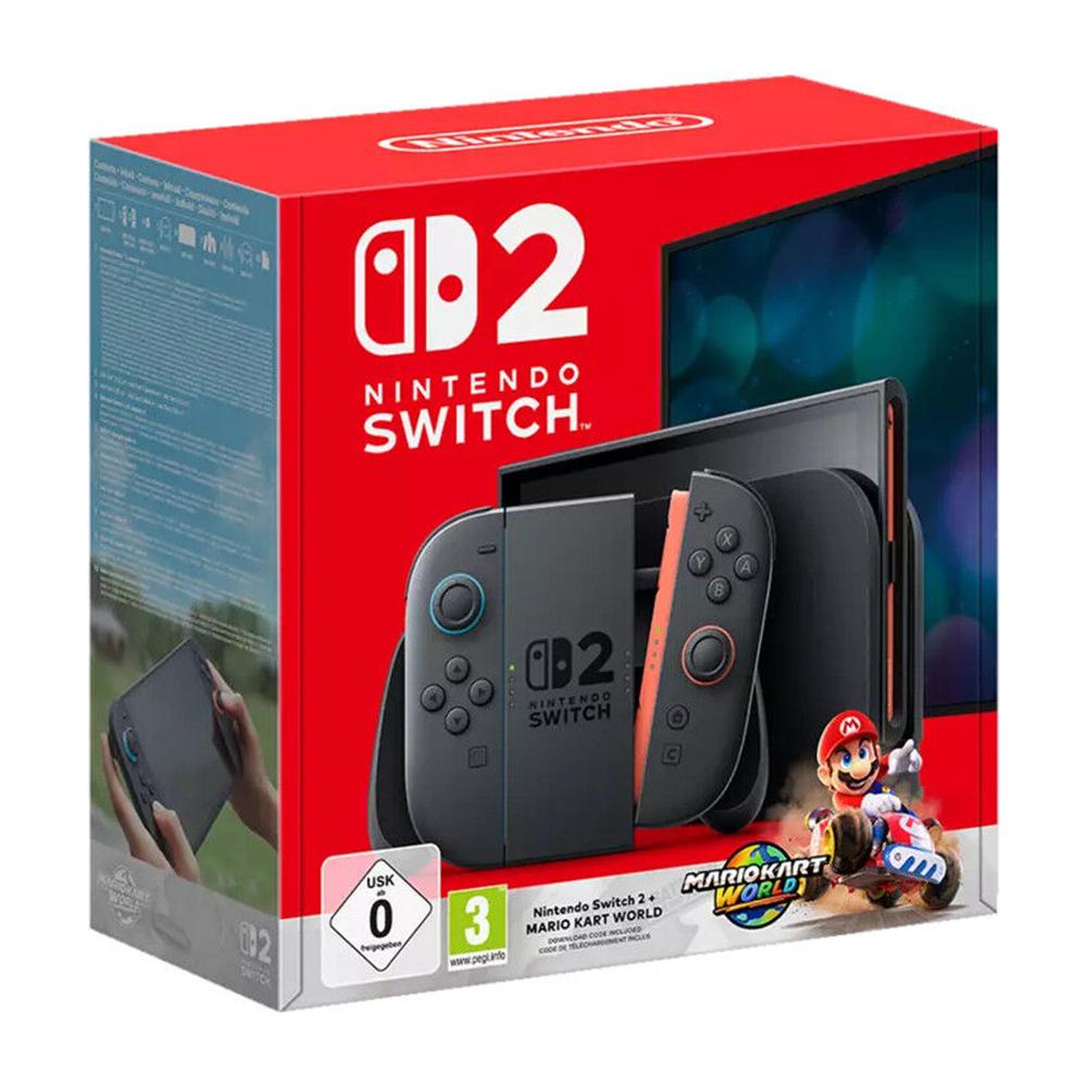 Consola Nintendo Switch 2 + Mario kart World + Mica de regalo - PREVENTA
