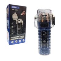 Encendedor Quemador con Linterna Led Recargable Azulino Bossney Bs-L3305