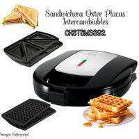 Sandwichera Oster Intercambiable 2 en 1 CKSTSM3893