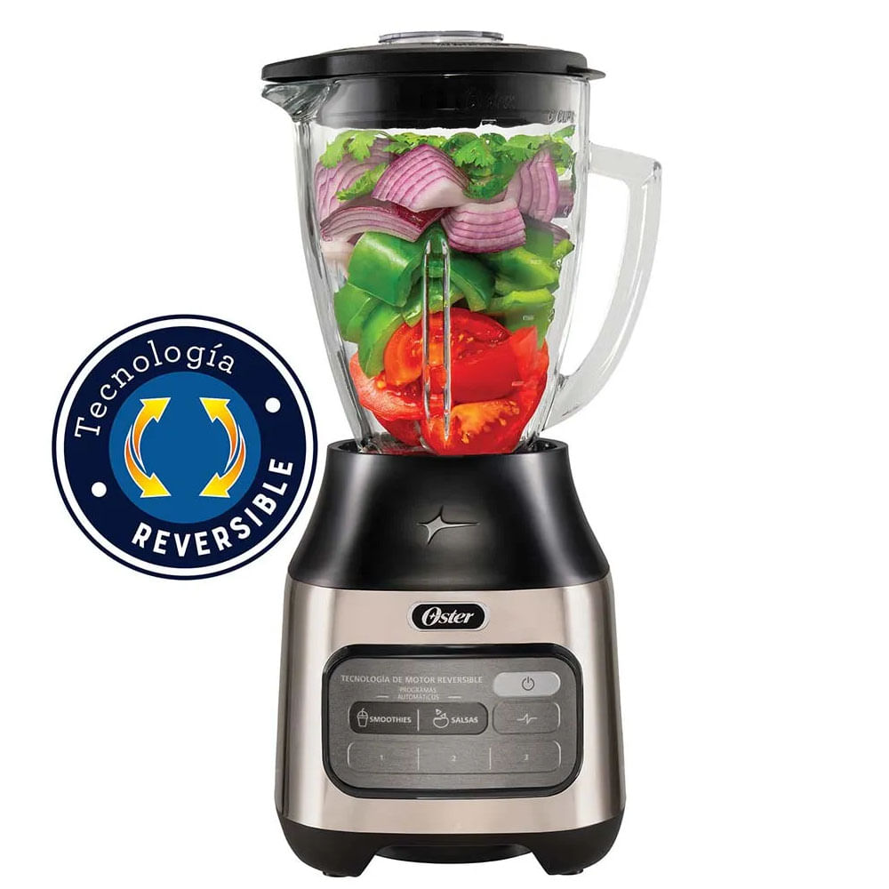 Licuadora Oster® 1.5 Litros con Tecnología Reversible BLSTPEG-NRT