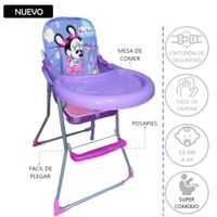 Silla de Comer Fija Importada para Bebe Morado