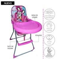 Silla de Comer Fija Importada para Bebe Rosado