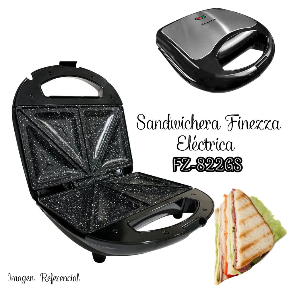 Sandwichera Eléctrica Finezza FZ-822GS