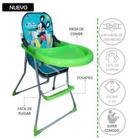 Silla de Comer Fija Importada para Bebe Verde