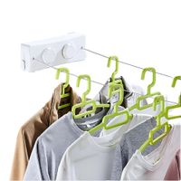 Tendedero Retráctil Doble para Ropa Smart Blanco 452DB04